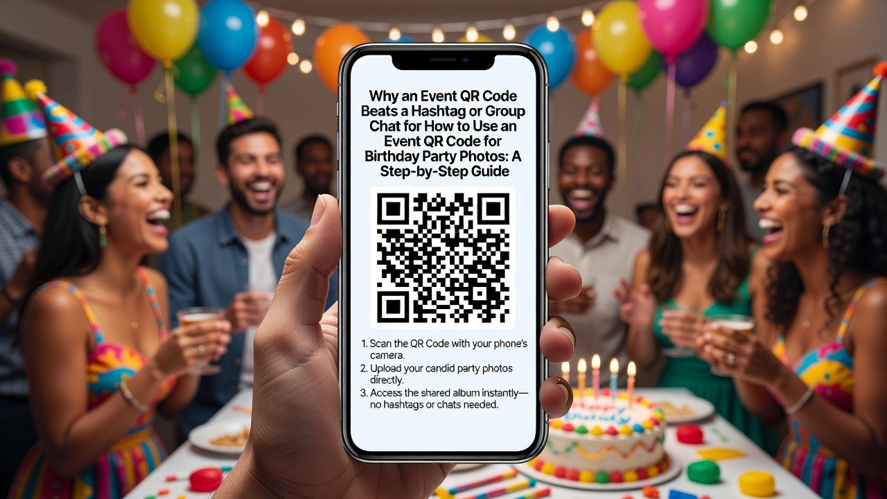 Why an Event QR Code Beats a Hashtag or Group Chat
