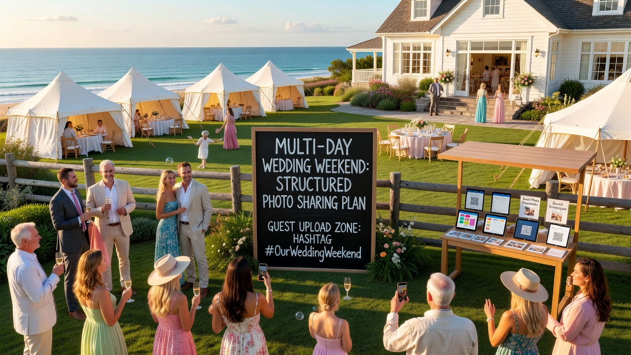 Why Multi-Day Weddings Need a Structured Photo Sharing Plan