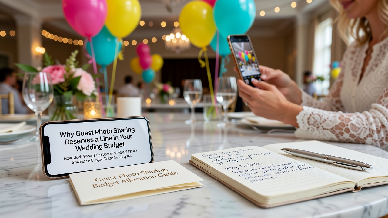 Why Guest Photo Sharing Deserves a Line in Your Wedding Budget