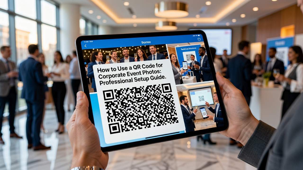 Why QR Codes Are the Professional Standard for Event Photo Sharing