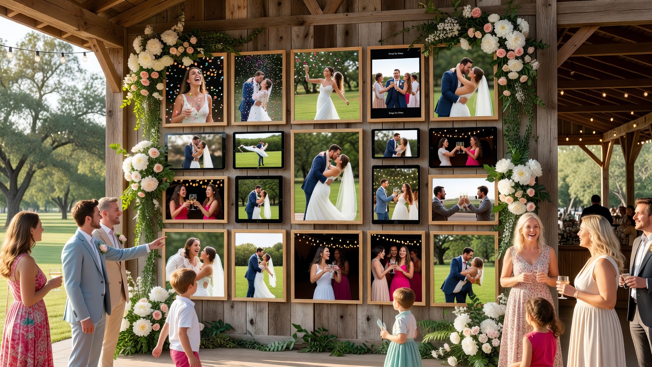 Design Styles for Wedding Photo Walls