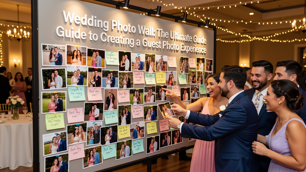 What Is a Wedding Photo Wall (and Why It Matters)