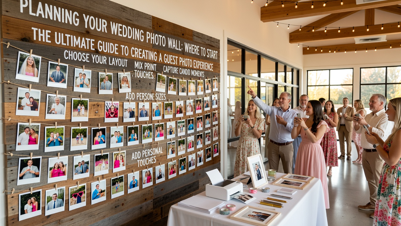 Planning Your Wedding Photo Wall: Where to Start