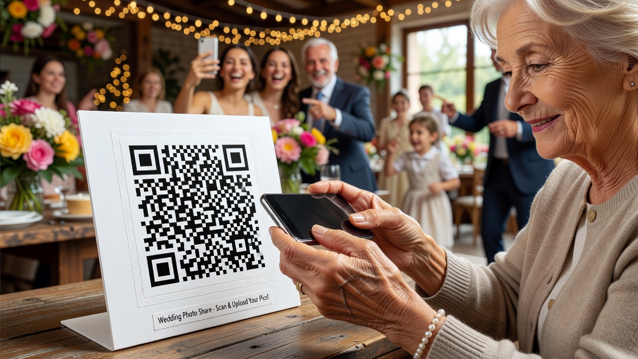 Why Wedding QR Code Photo Sharing Should Work for Everyone